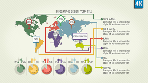 Retro Infographic Kit - VideoHive 12842542