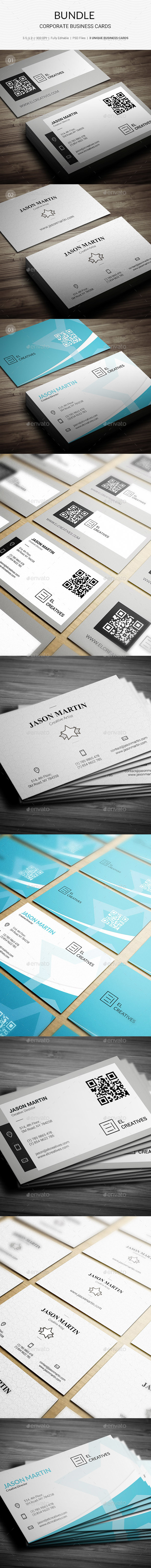 Bundle - Corporate Business Cards - 158 - Corporate Business Cards