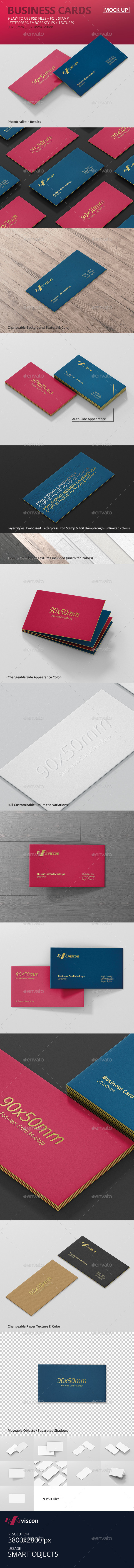 Business Card Mock-Ups - Business Cards Print
