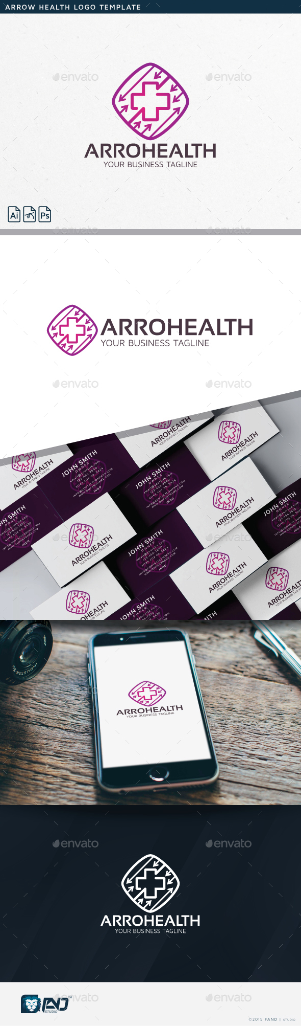 Arrow Health Logo - Symbols Logo Templates