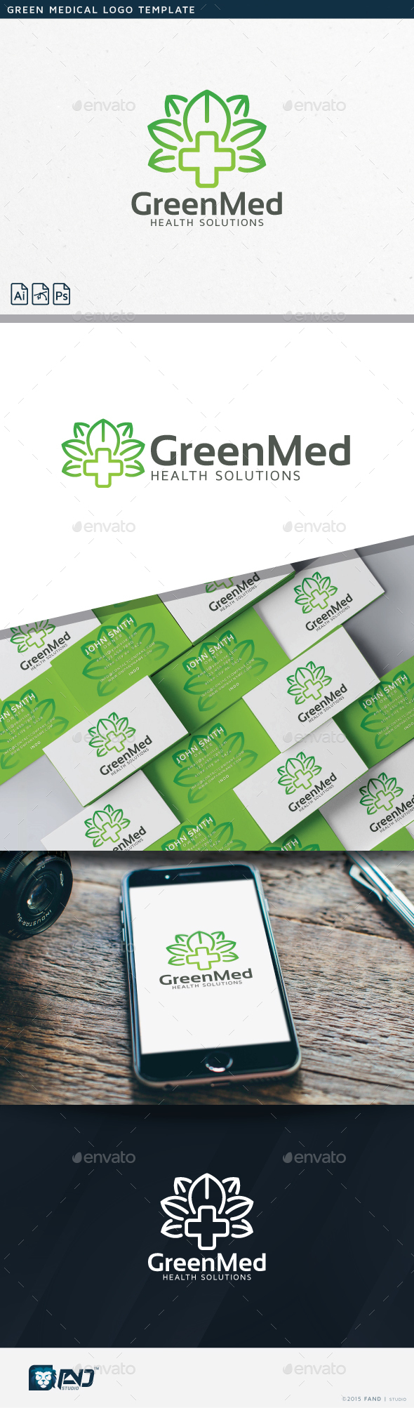 Green Medical Logo - Symbols Logo Templates
