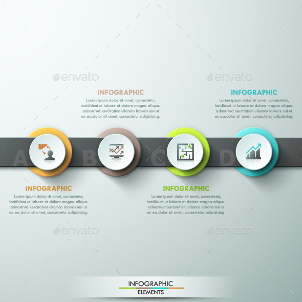 Modern Infographic Paper Template - Infographics