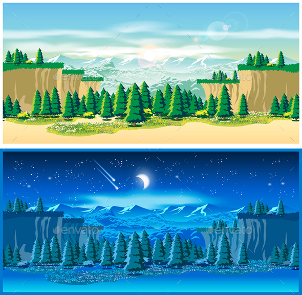 Picturesque Valley Mini Set - Landscapes Nature