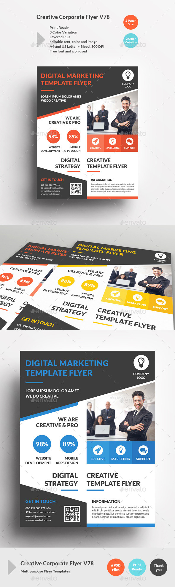 Creative Corporate Flyer V78 - Corporate Flyers