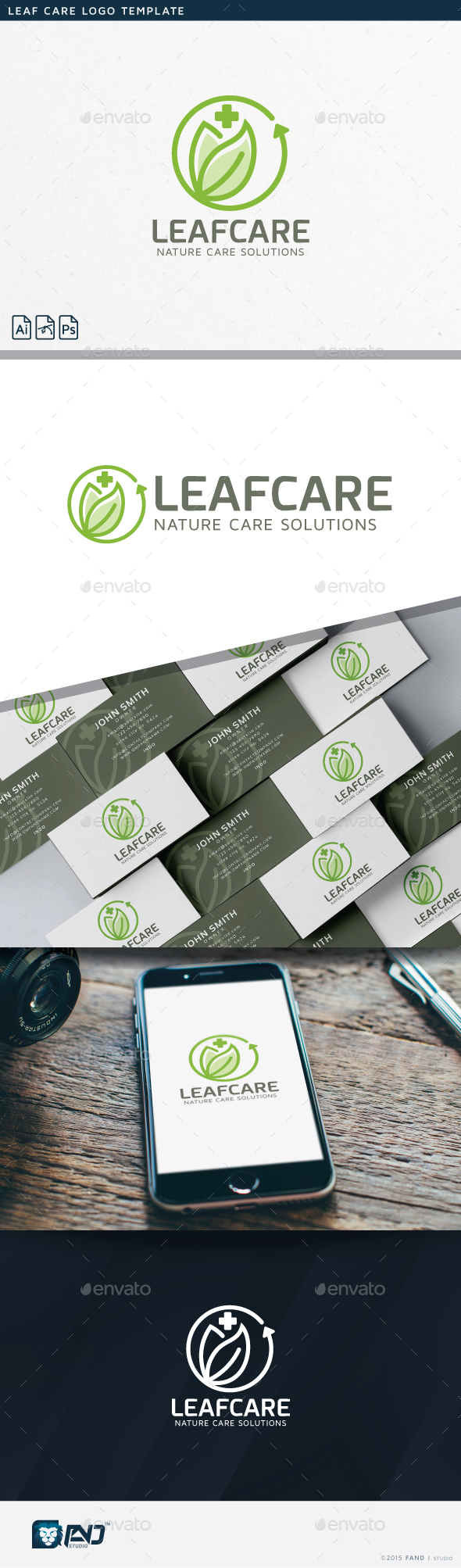 Leaf Care - Nature Logo Templates