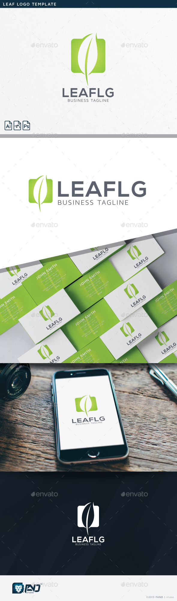 Leaf Logo - Nature Logo Templates