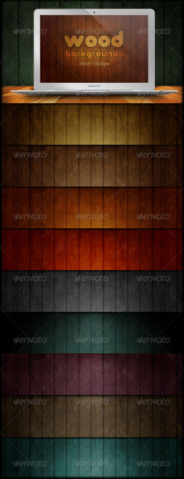 Wood Backgrounds - Grunge & Scratch - Backgrounds Graphics