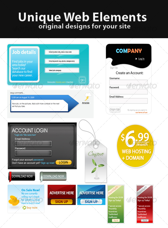 Web Elements Mega Set - Web Elements