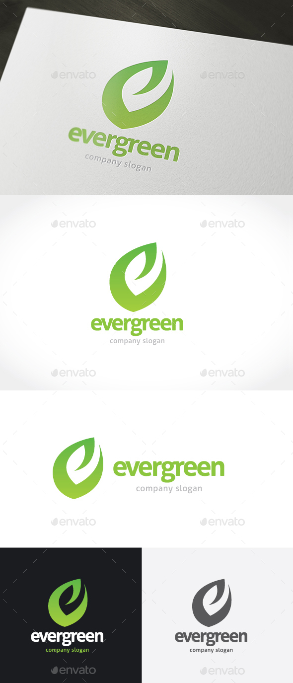 Ever Green Logo - Nature Logo Templates