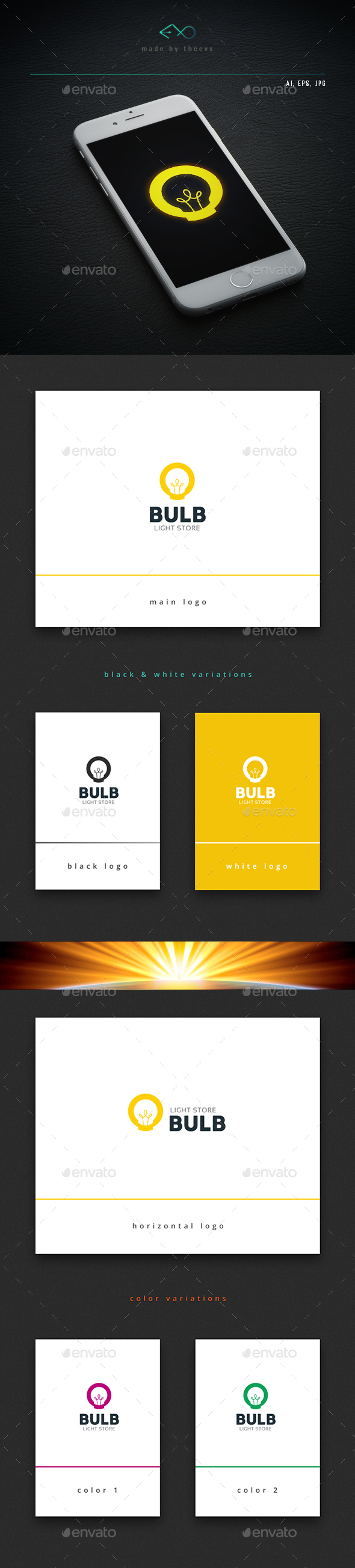 Bulb - Objects Logo Templates