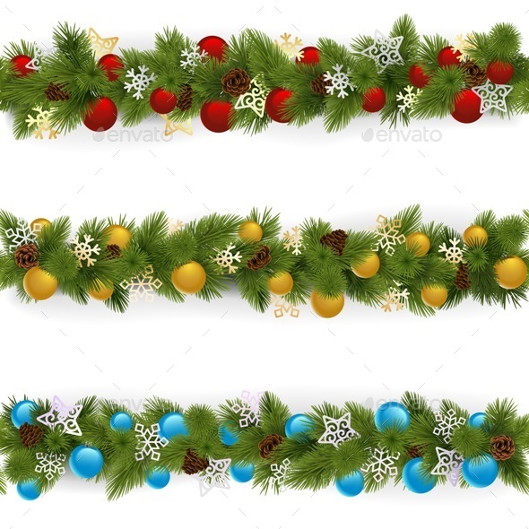 Christmas Borders Set 4 - Christmas Seasons/Holidays