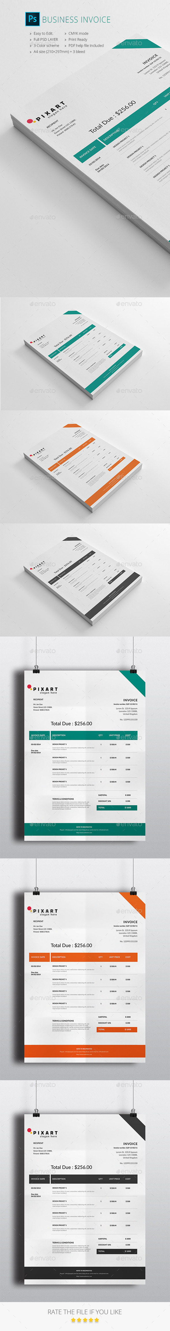 Business Invoice - Proposals & Invoices Stationery