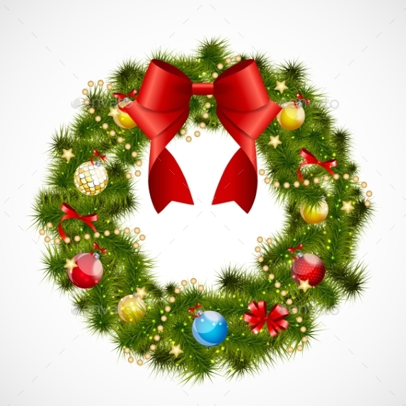 Abstract Beauty Christmas And New Year Background - Objects Vectors