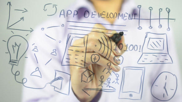 App Development, Drawing Illustration alt