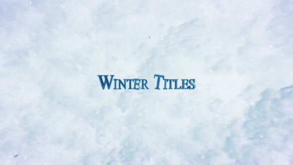 Winter Trailer Titles - VideoHive 14103123
