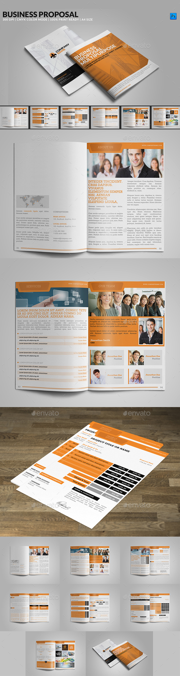 Business Proposal: Multipurpose - Brochures Print Templates