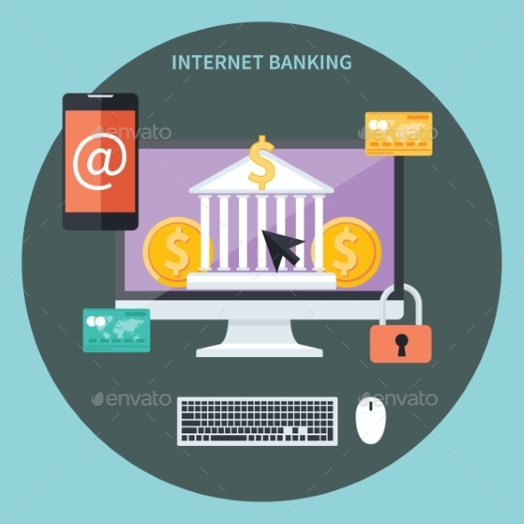 Internet Banking And Security Deposit - Concepts Business