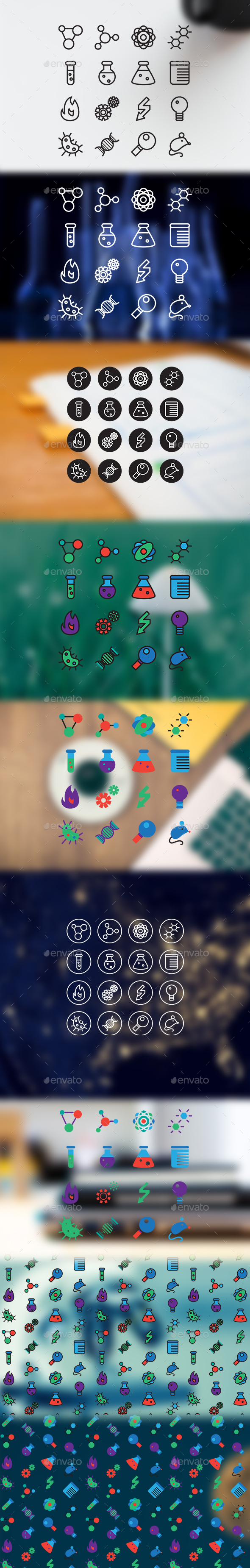 16 Science Icons - Technology Icons