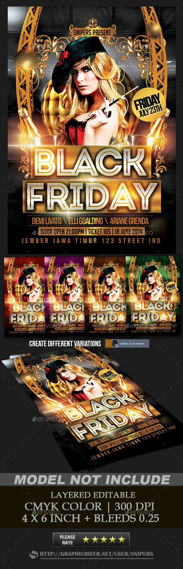 Black Friday - Events Flyers