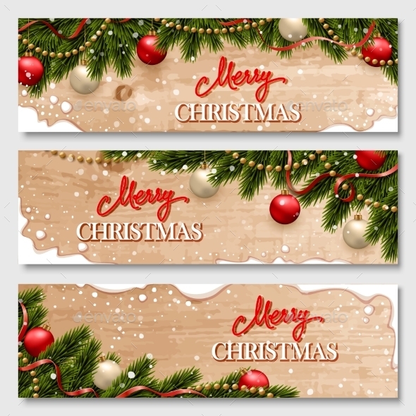 Chistmas Banners Set - Christmas Seasons/Holidays
