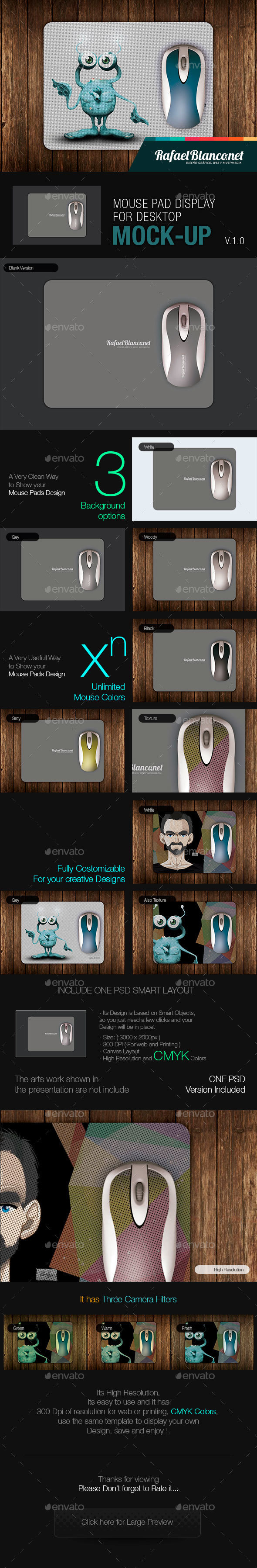 Mouse Pad Mock-Up - v.1.0 - Miscellaneous Displays