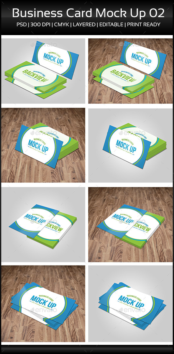 Business Card Mock Up 02 - Business Cards Print