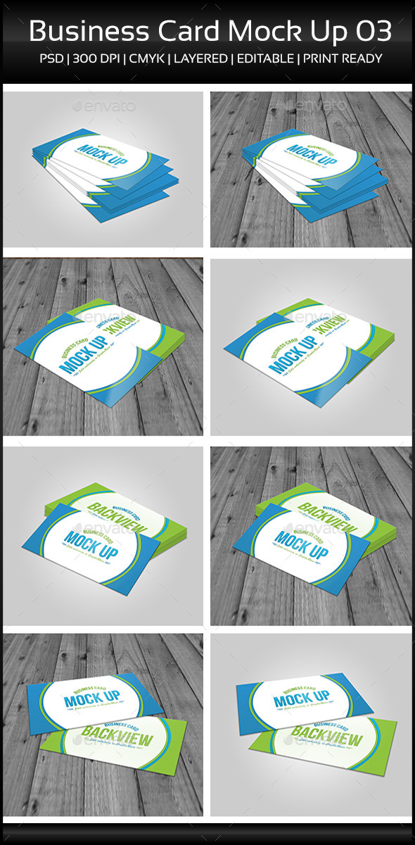 Business Card Mock Up 03 - Business Cards Print