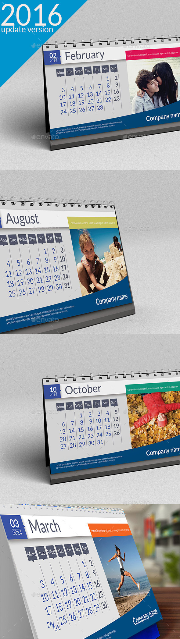 Desk Calendar 2016 - Calendars Stationery