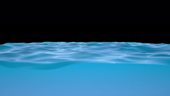 Blue Ocean Water Surface