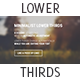 Minimalist Lower Thirds - VideoHive Item for Sale