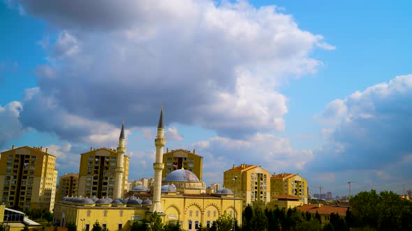 Floating Clouds In Istanbul