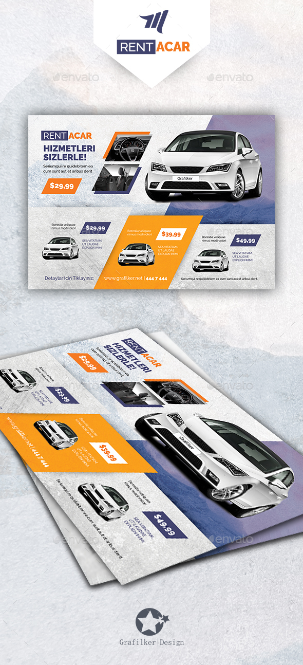 Rent A Car Flyer Templates - Corporate Flyers