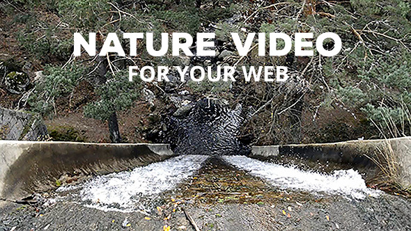 Waterfall in a Mountain Dam alt