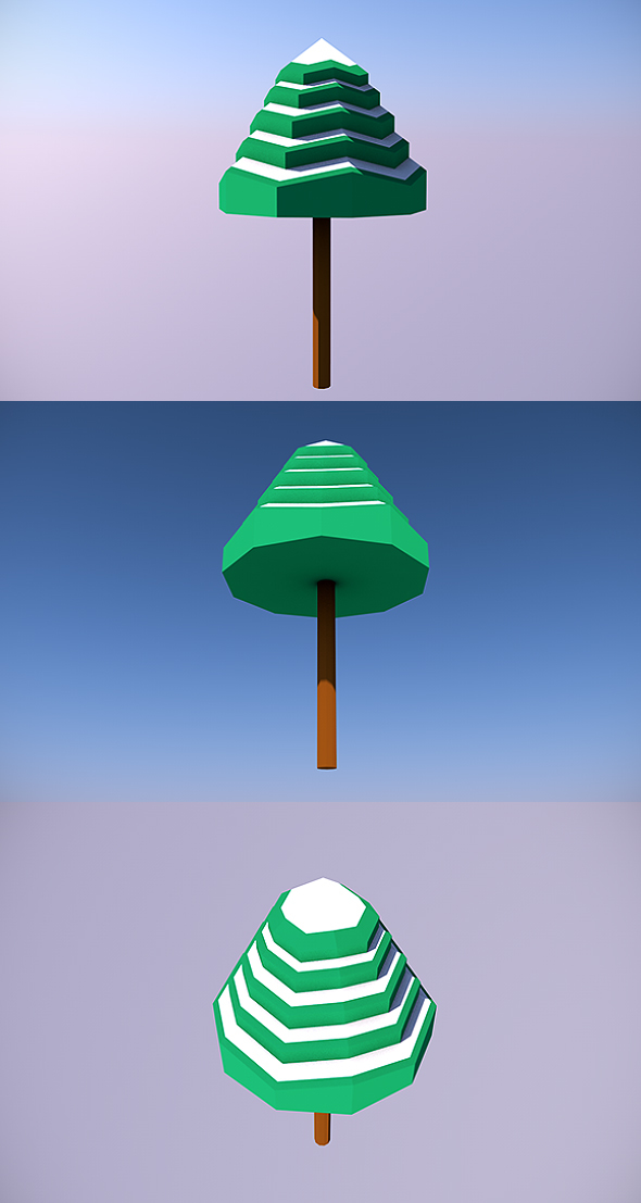 Low Poly Tree - 3Docean 14122314