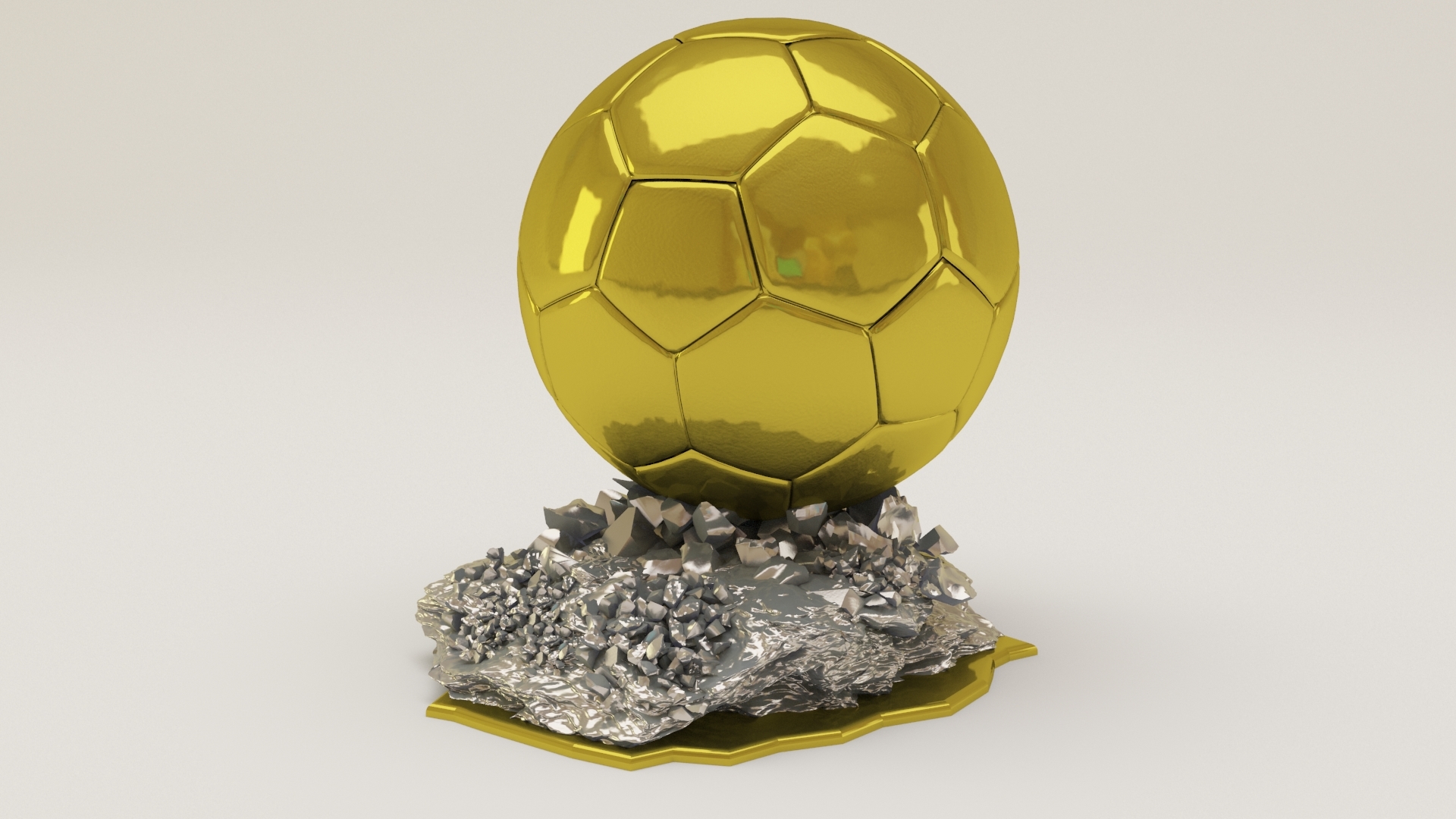 Golden Ball By Mzhakim 3docean