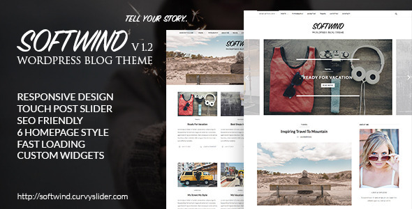 SoftWind SEO Friendly WordPress Blog Theme SoftWind SEO Friendly WordPress Blog Theme