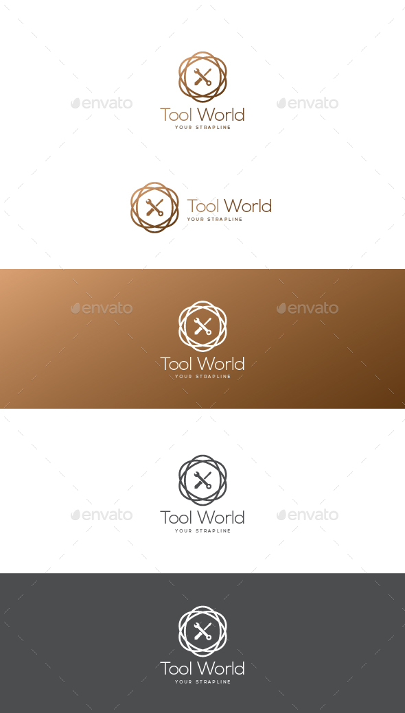 Tool World Logo - Objects Logo Templates