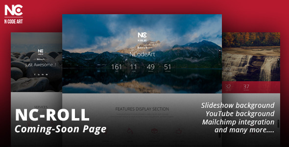 NC-Roll Coming-Soon Page - ThemeForest 13913198