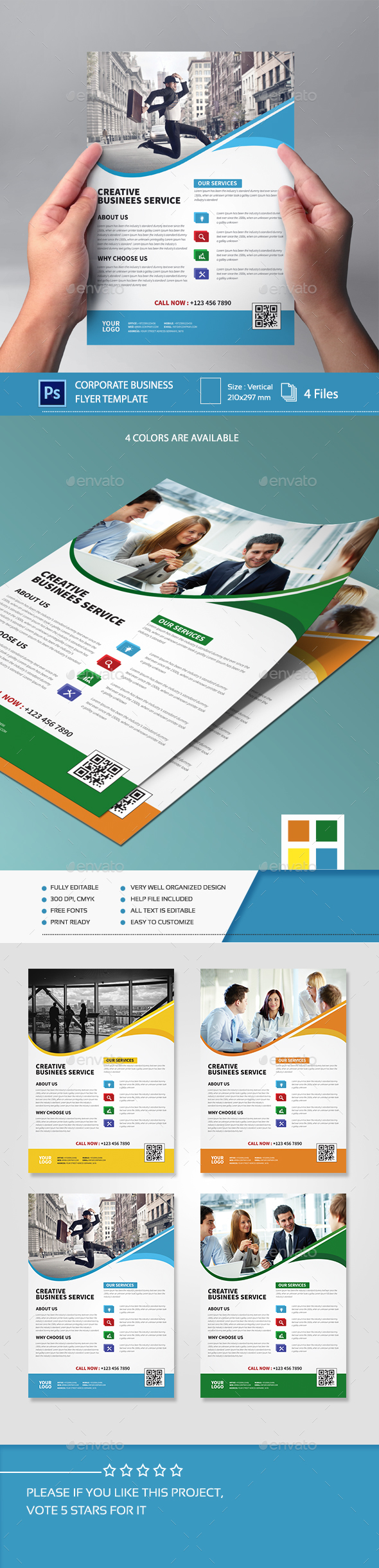 Corporate Business Flyer Template - Corporate Flyers