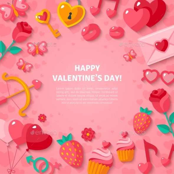 Happy Valentine's Day Background - Valentines Seasons/Holidays