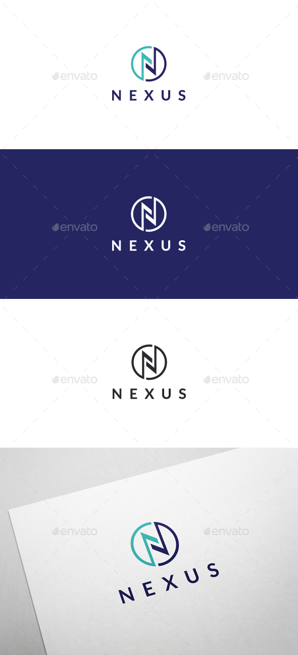 Nexus Logo Template - Letter N - Letters Logo Templates