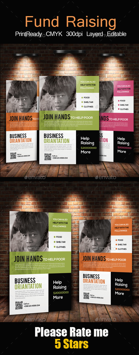 Non Profit Fund Raising Flyer & Ad - Church Flyers