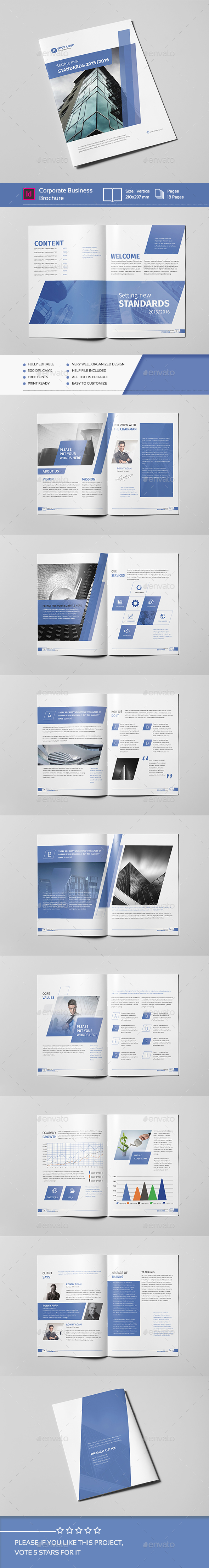 Corporate Business Brochure 18 Pages A4 V.02 - Corporate Brochures