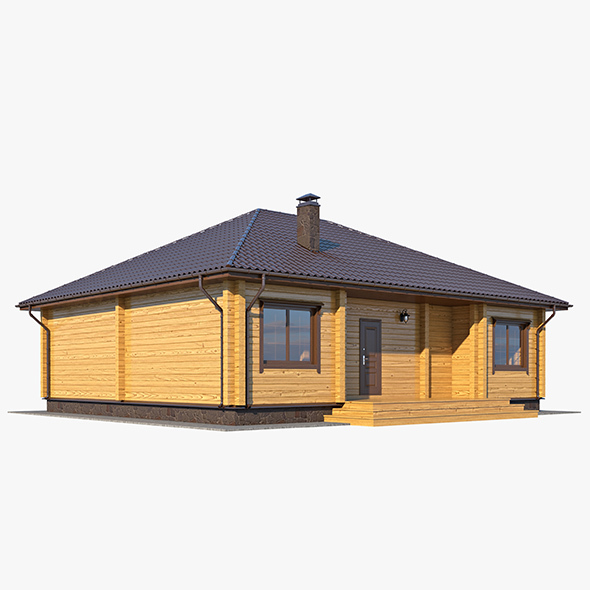 Log House 02 - 3Docean 14124856