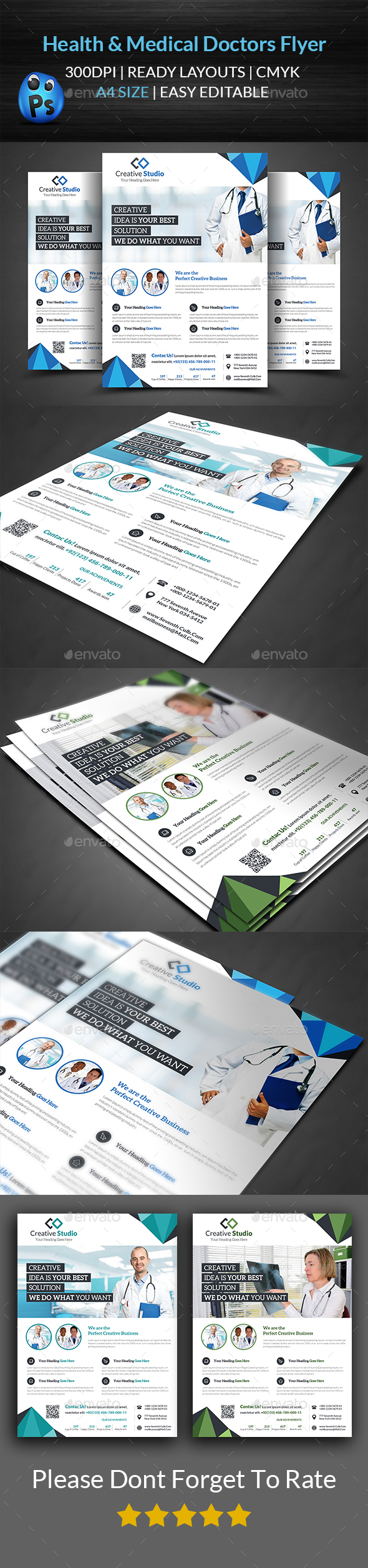 Health & Medical Doctors Flyer - Corporate Flyers