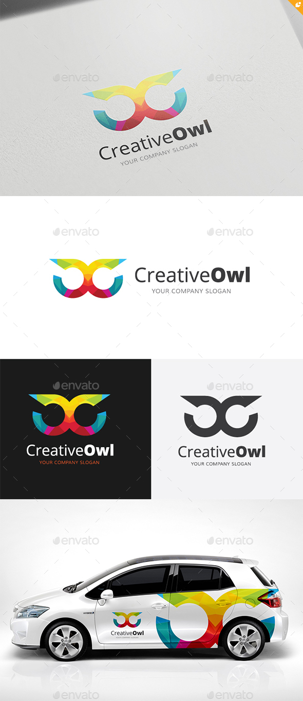 Creative Owl Logo - Animals Logo Templates