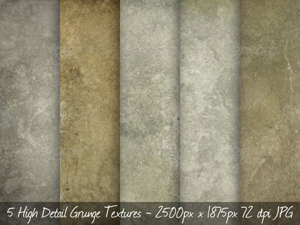 5 Concrete Grunge Textures - Concrete Textures