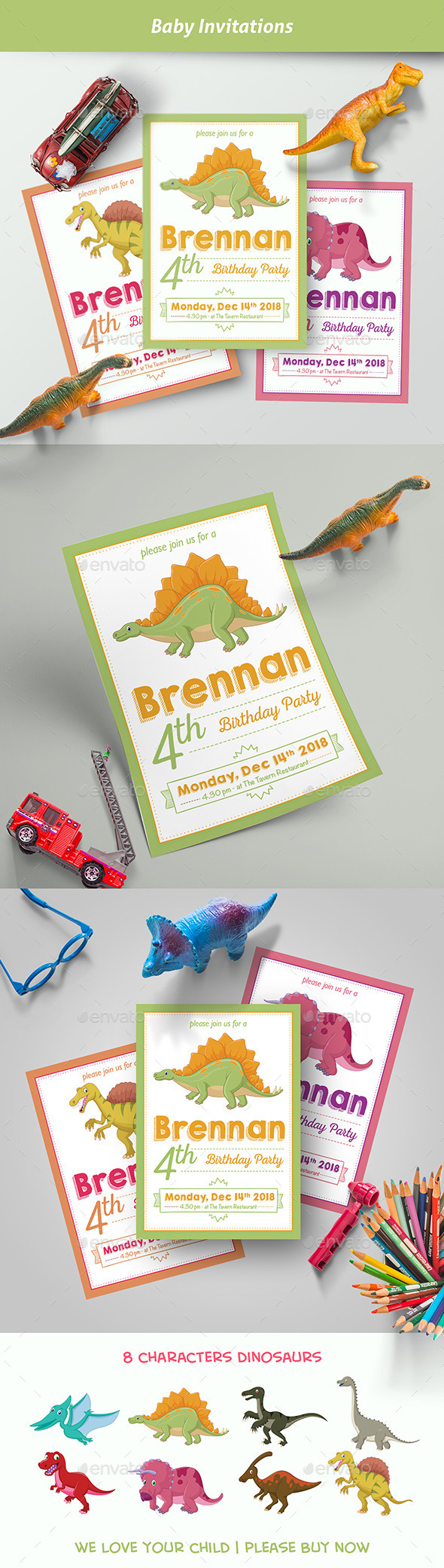 Kids Birthday Invitation - Invitations Cards & Invites