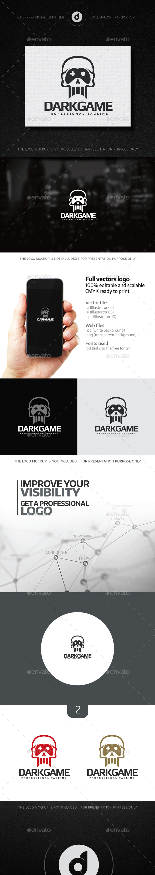 Dark Game Logo