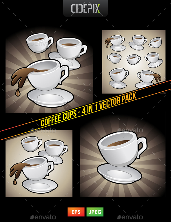 Coffee Cups - Vectors